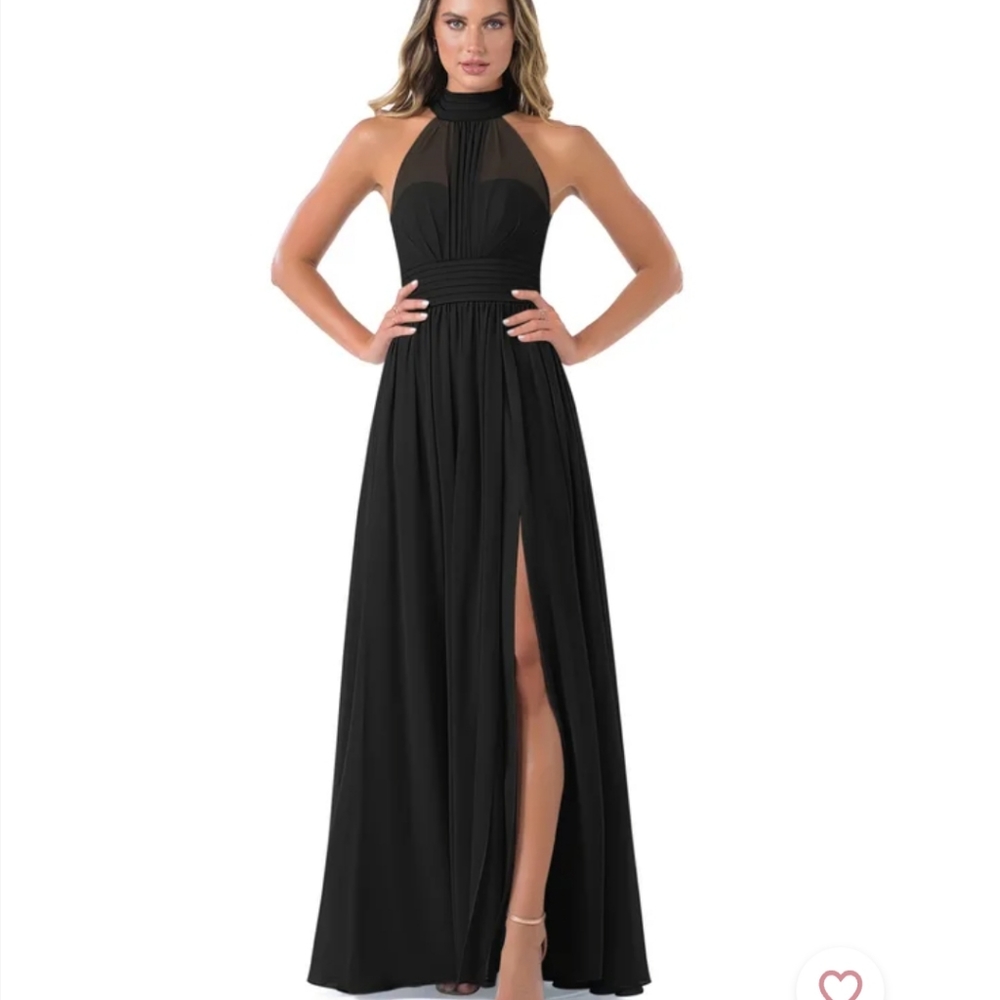 Black Azazie Iman Bridesmaid Dress Size 14